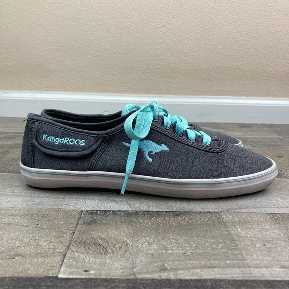 kangaROOS Shoes Kangaroos Womens Grey And Black Tennis Shoes Size 9